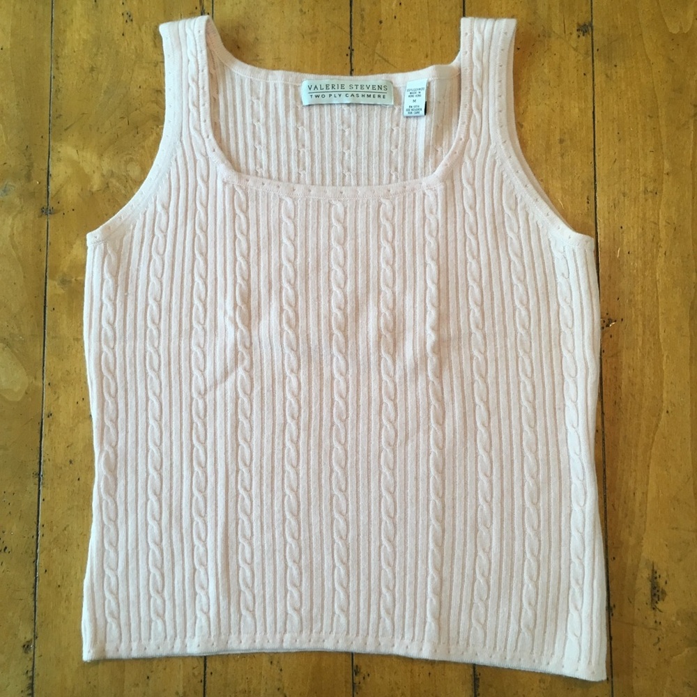 Valerie Stevens Cashmere Sweater Tank